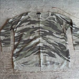 Camo sweater